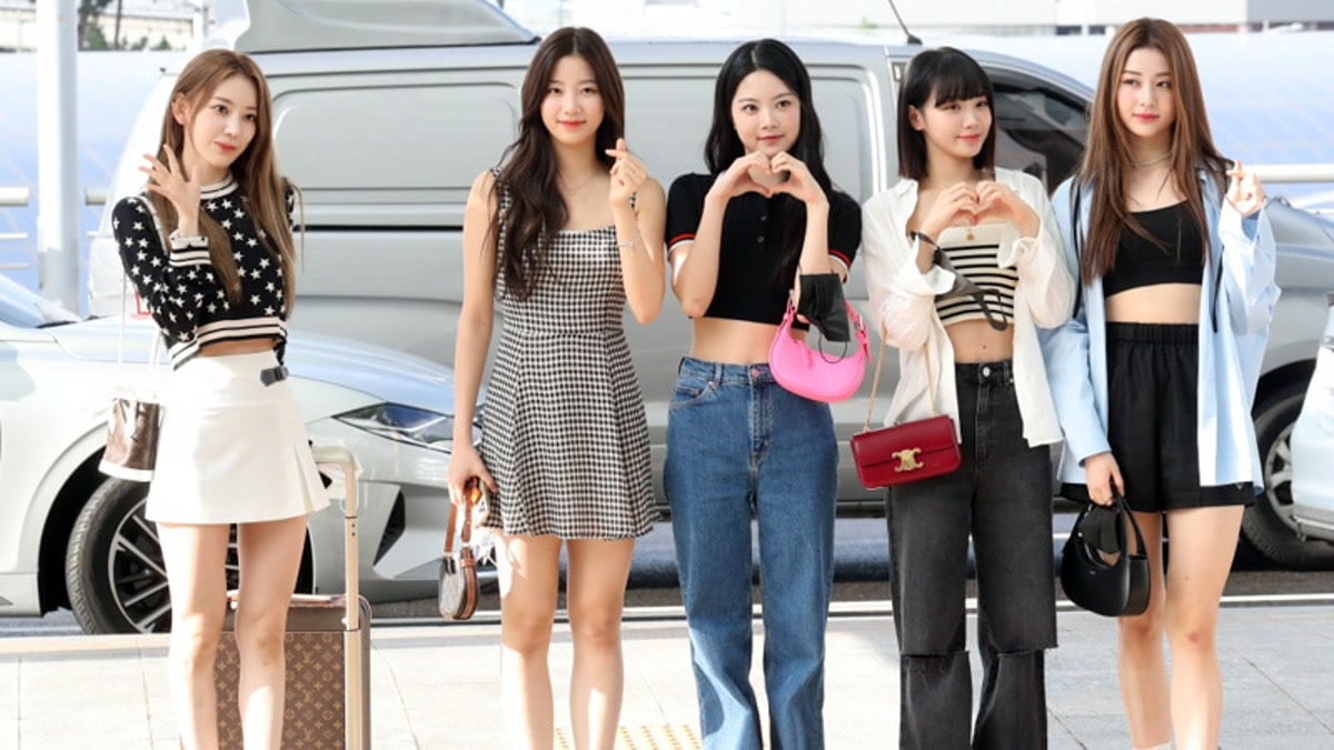 김채원 2022년 7월 1일 인천공항 착장