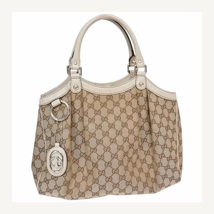 Gucci 가죽 토트백 (세부 모델 미상)