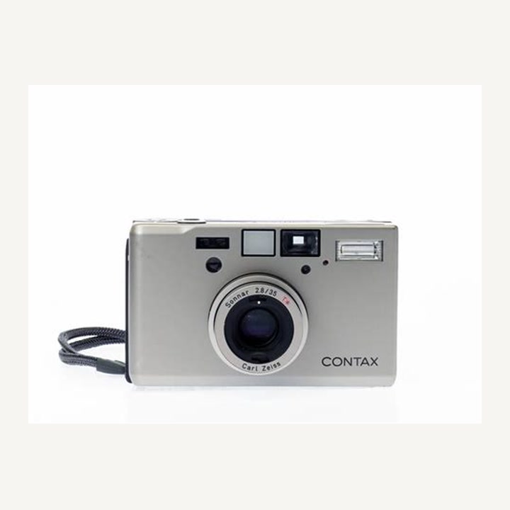 CONTAX T3 필름 카메라 실버